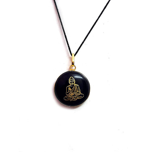 Black Gemstone Upratna Pendant/Locket | Small Tourmaline Ashtdhatu Locket  for Men & Women
