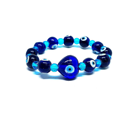 Buy Astroghar Multicolor Glass Evil Eye Stretch Protection And Luck Bracelet  For Men And Women Online at Best Prices in India - JioMart.