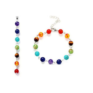 Natural Seven Chakra Beads Lucky Charm pendant chakra all in one pendant  For Reiki Healing at Rs 150/piece, Pendent in Khambhat